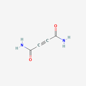 Acetylenedicarboxamide structure, CAS 543-21-5