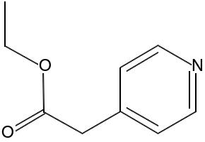 Ethylpyridine-4-acetate structure, CAS 54401-85-3