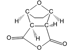 Exo-7-Oxabicyclo[2.2.1]heptane-2,3-dicarboxylicanhydride structure, CAS 29745-04-8