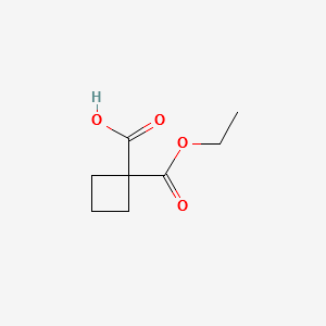 Cyclobutane-1,1-dicarboxylicacidethylester structure, CAS 54450-84-9