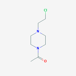 1-Acetyl-4-(2-chloroEthyl)piperazine structure, CAS 54504-51-7