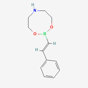 BETA-Styrylboronicaciddiethanolamineester structure, CAS 411222-52-1