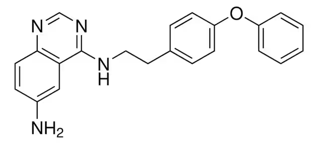 6-Amino-4-(4-phenoxyphenylEthylamino)quinazoline structure, CAS 545380-34-5