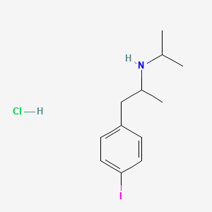 4-Iodo-N-isopropylamphetaminehydrochloride structure, CAS 116316-03-1