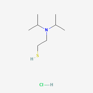 2-Diisopropylaminoethanethiolhydrochloride structure, CAS 41480-75-5