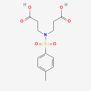 N-p-Toluenesulfonylimino-3,3'-dipropionicacid structure, CAS 5446-58-2