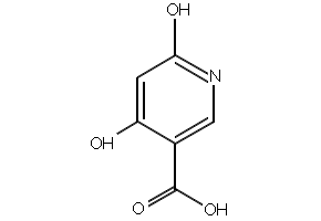4,6-Dihydroxynicotinicacid structure, CAS 5466-62-6