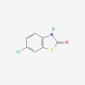 6-Chloro-2(3H)-benzothiazolone structure, CAS 62266-81-3