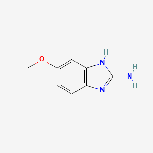 5-Methoxy-1H-benzimidazole-2-ylamine structure, CAS 6232-91-3