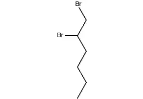 1,2-Dbromohexane structure, CAS 624-20-4