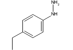 4-Ethylphenylhydrazine structure, CAS 54840-34-5